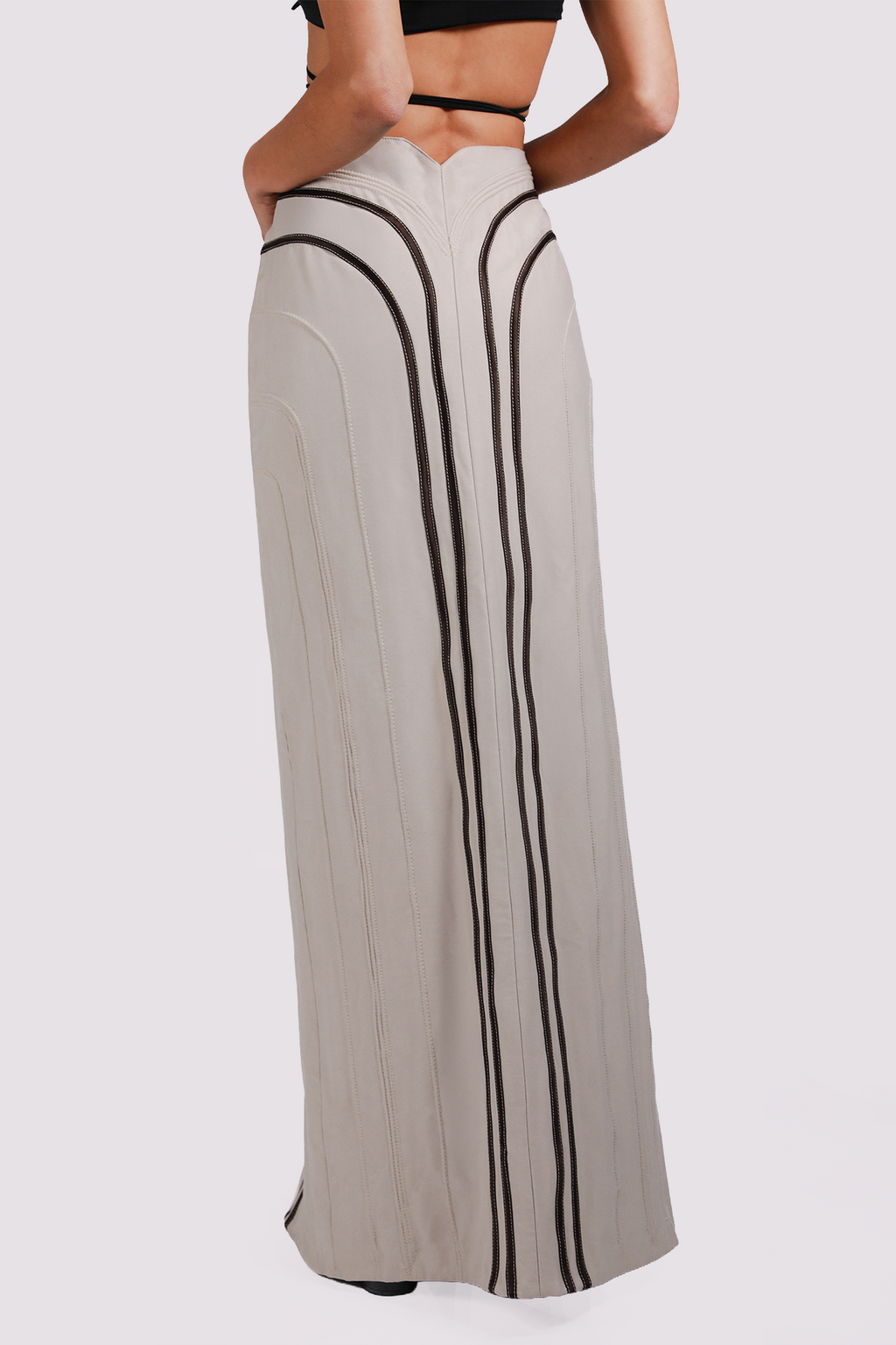 LONG CORD SKIRT
