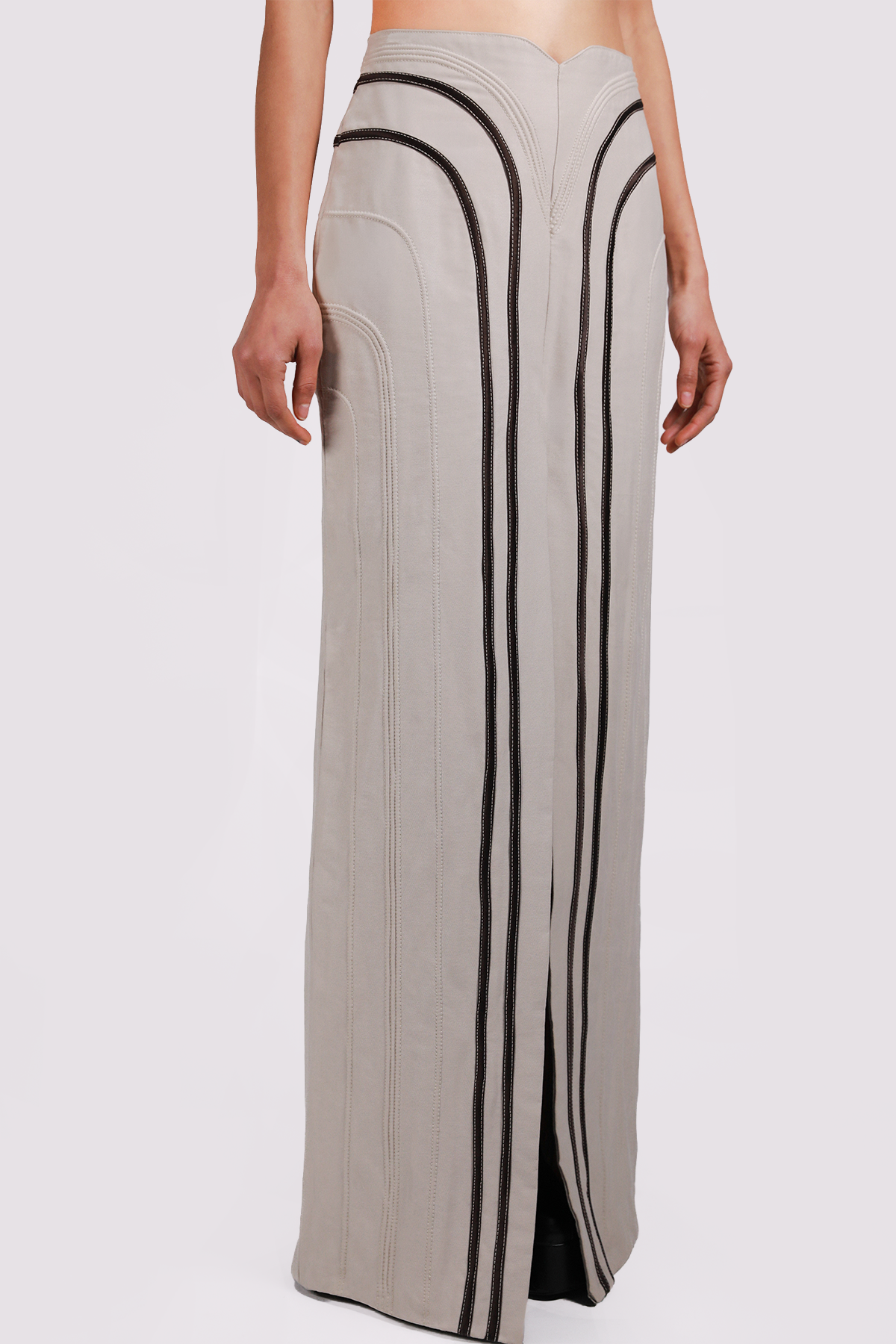 LONG CORD SKIRT