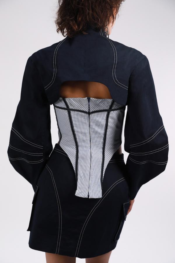 CROPPED CURVE JACKET