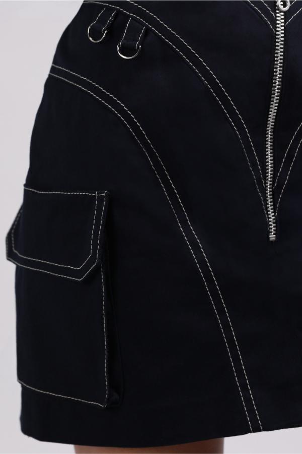 CONSTRUCTED LINES SKIRT