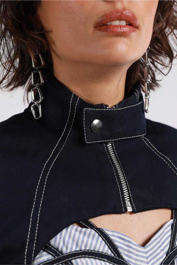 CROPPED CURVE JACKET
