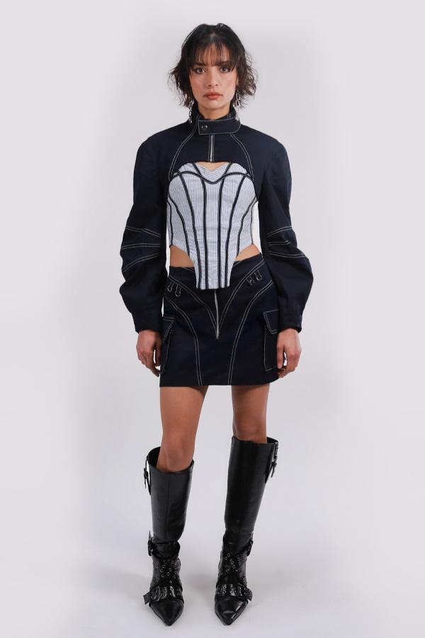 CROPPED CURVE JACKET